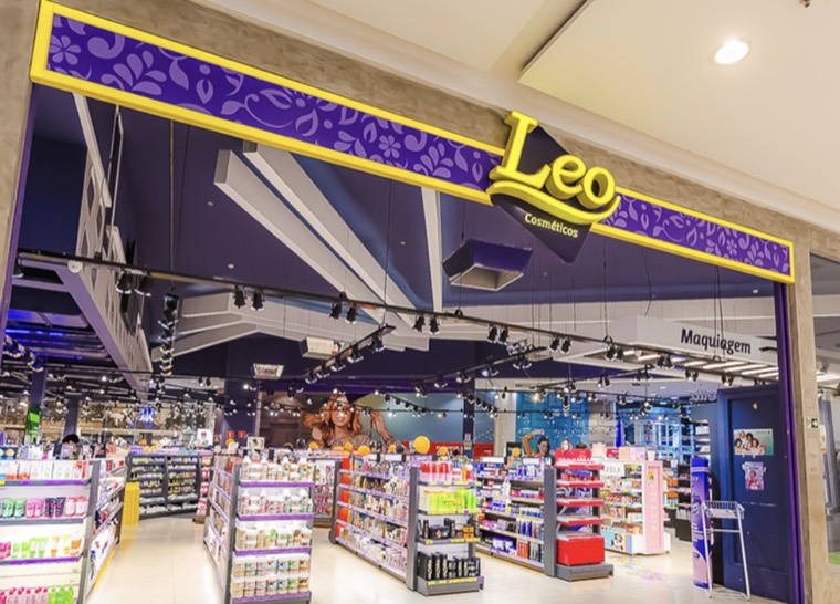 Loja Leo Cosméticos — rádio interna gerida pela MGB